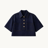 Char Overshirt Denim - Zandra Stone