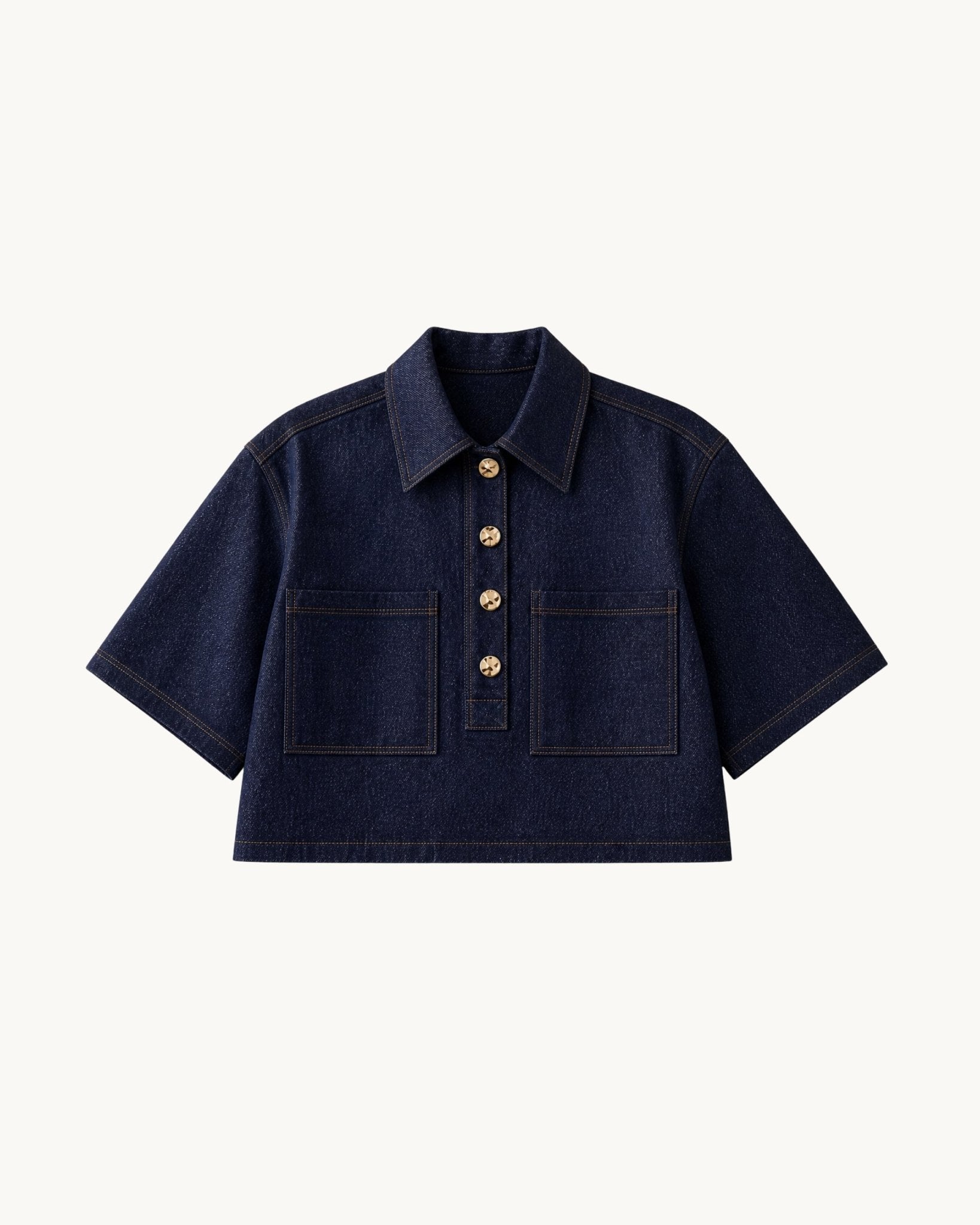 Char Overshirt Denim - Zandra Stone