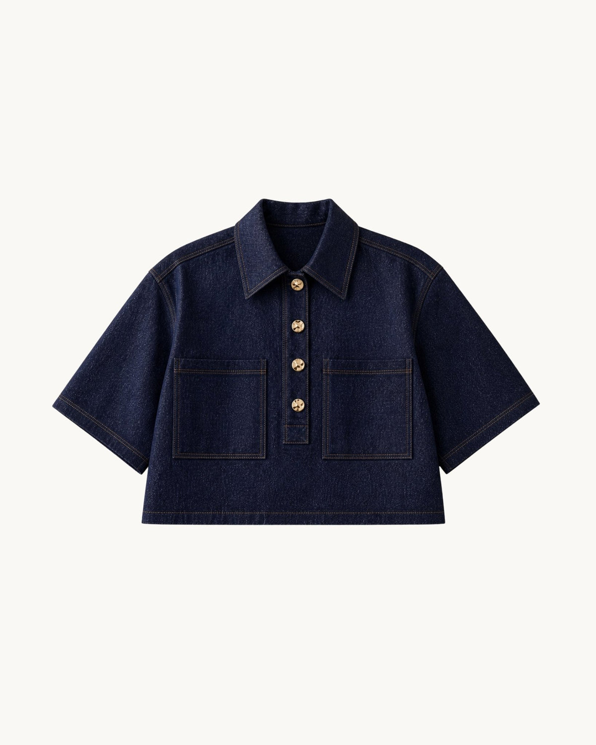 Char Overshirt Denim - Zandra Stone