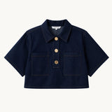 Char Overshirt Denim - Zandra Stone