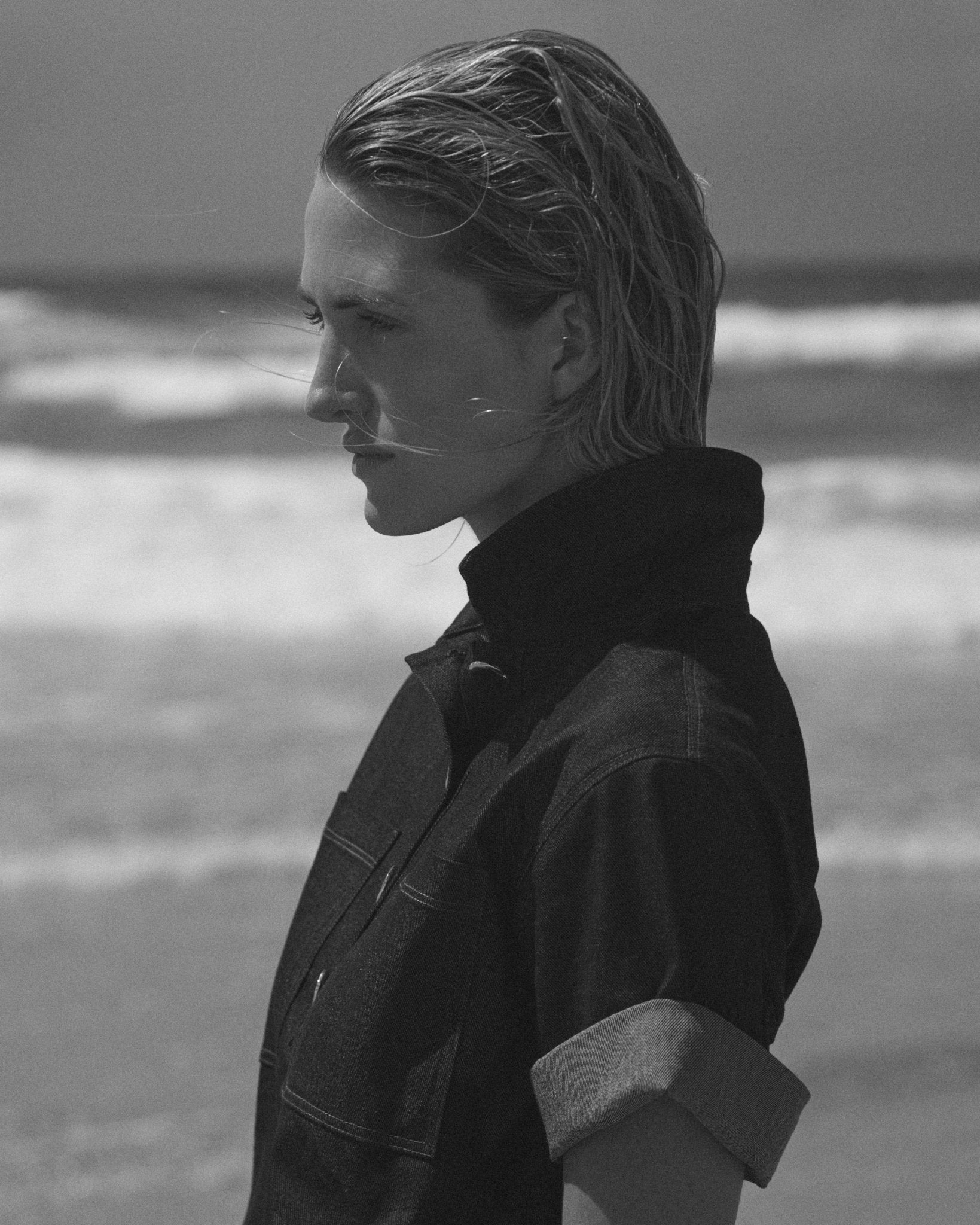 Char Overshirt Denim - Zandra Stone