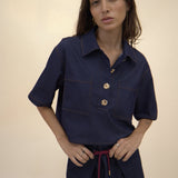 Char Overshirt Denim Shirt - Zandra Stone