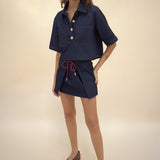 Char Overshirt Denim Shirt - Zandra Stone