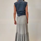 Cisco Sleeveless Wrap Shirt - Zandra Stone