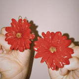 Dahlia Resin Earrings - Zandra Stone