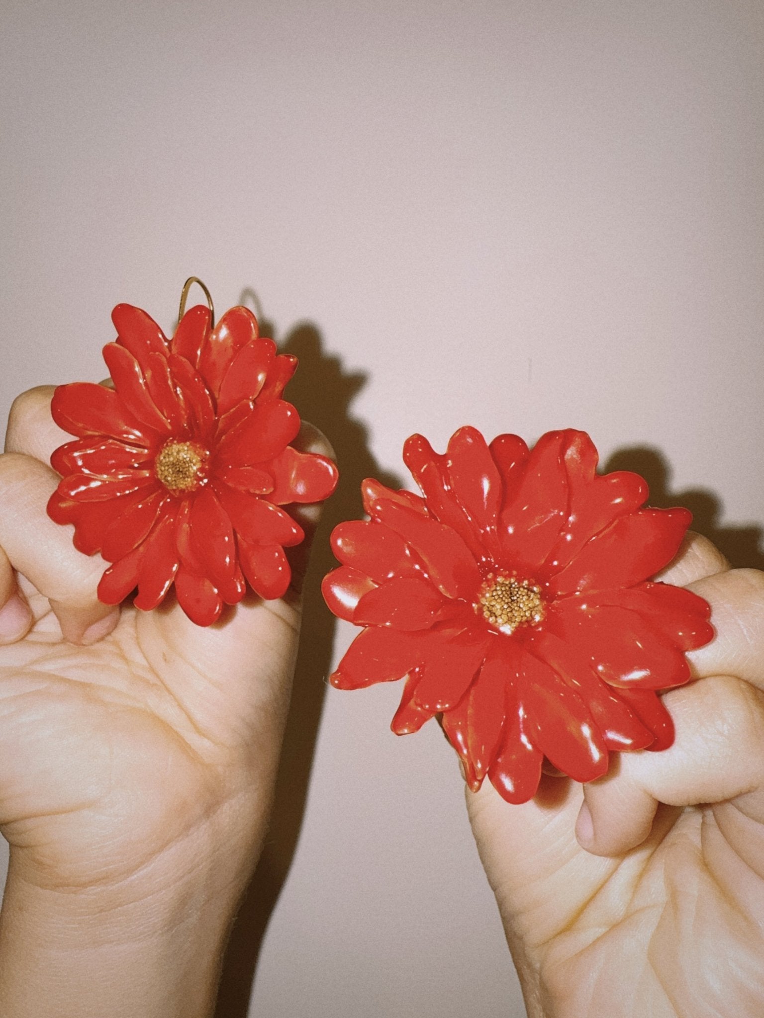 Dahlia Resin Earrings - Zandra Stone