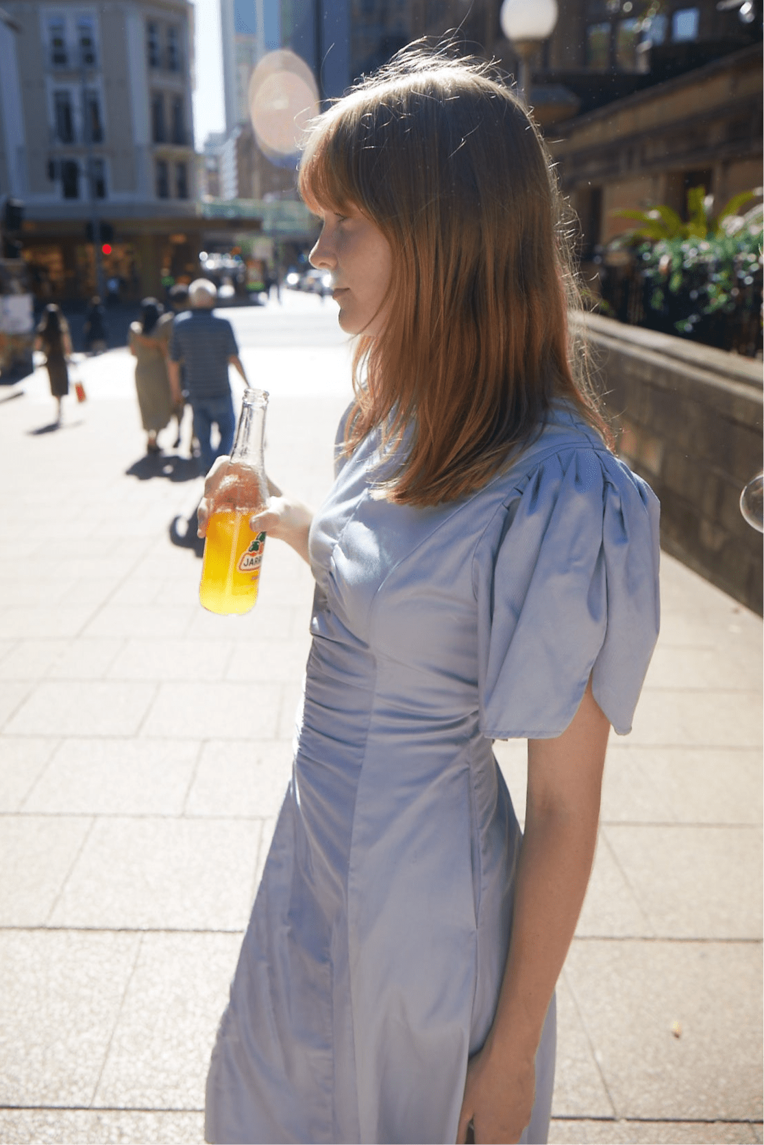 Delphina Ruching Dress - Zandra Stone