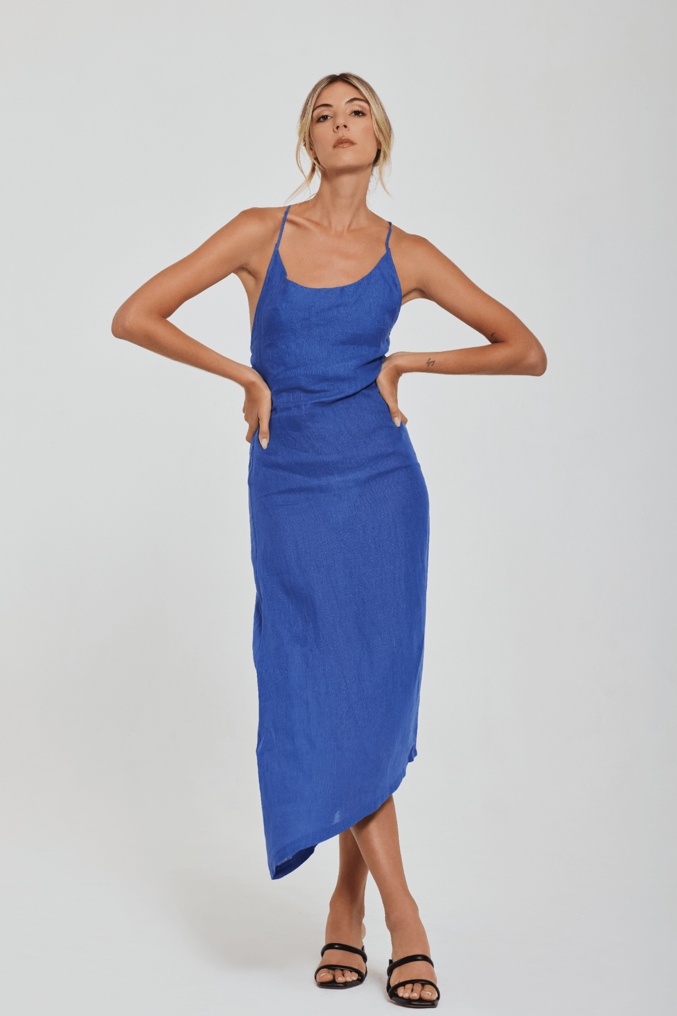 Dune Dress - Blue - Zandra Stone