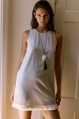 Etta Fringe Shift Dress - Stripe