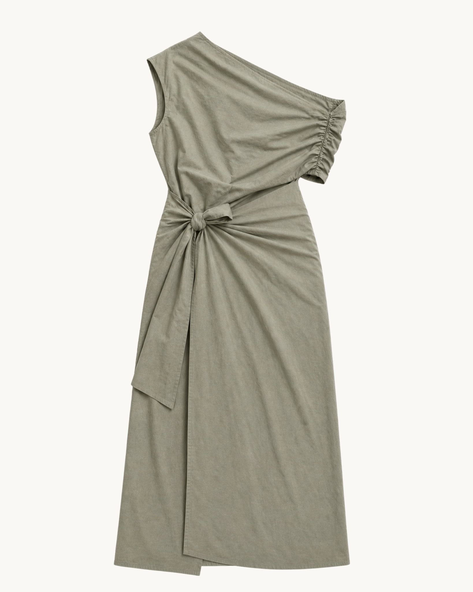 Florence Wrap Dress - Olive - Zandra Stone