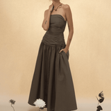 Gigi Detachable Strap Dress - Zandra Stone