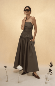 Gigi Detachable Strap Dress - Zandra Stone