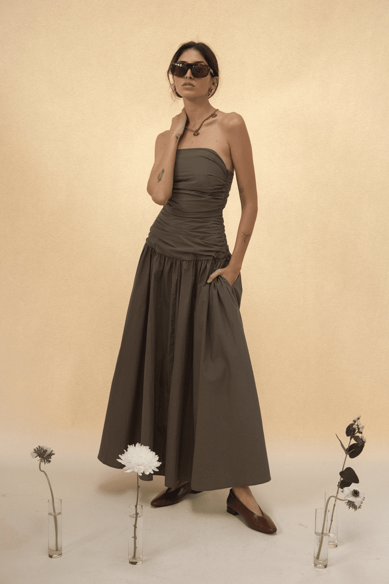 Gigi Detachable Strap Dress - Zandra Stone