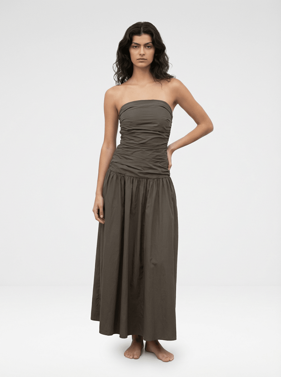 Gigi Detachable Strap Dress - Zandra Stone