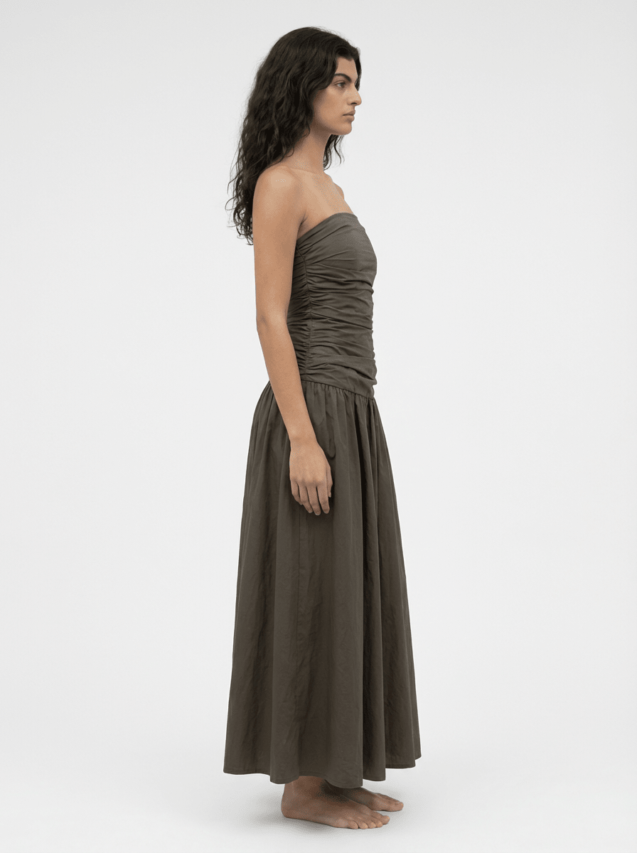 Gigi Detachable Strap Dress - Zandra Stone
