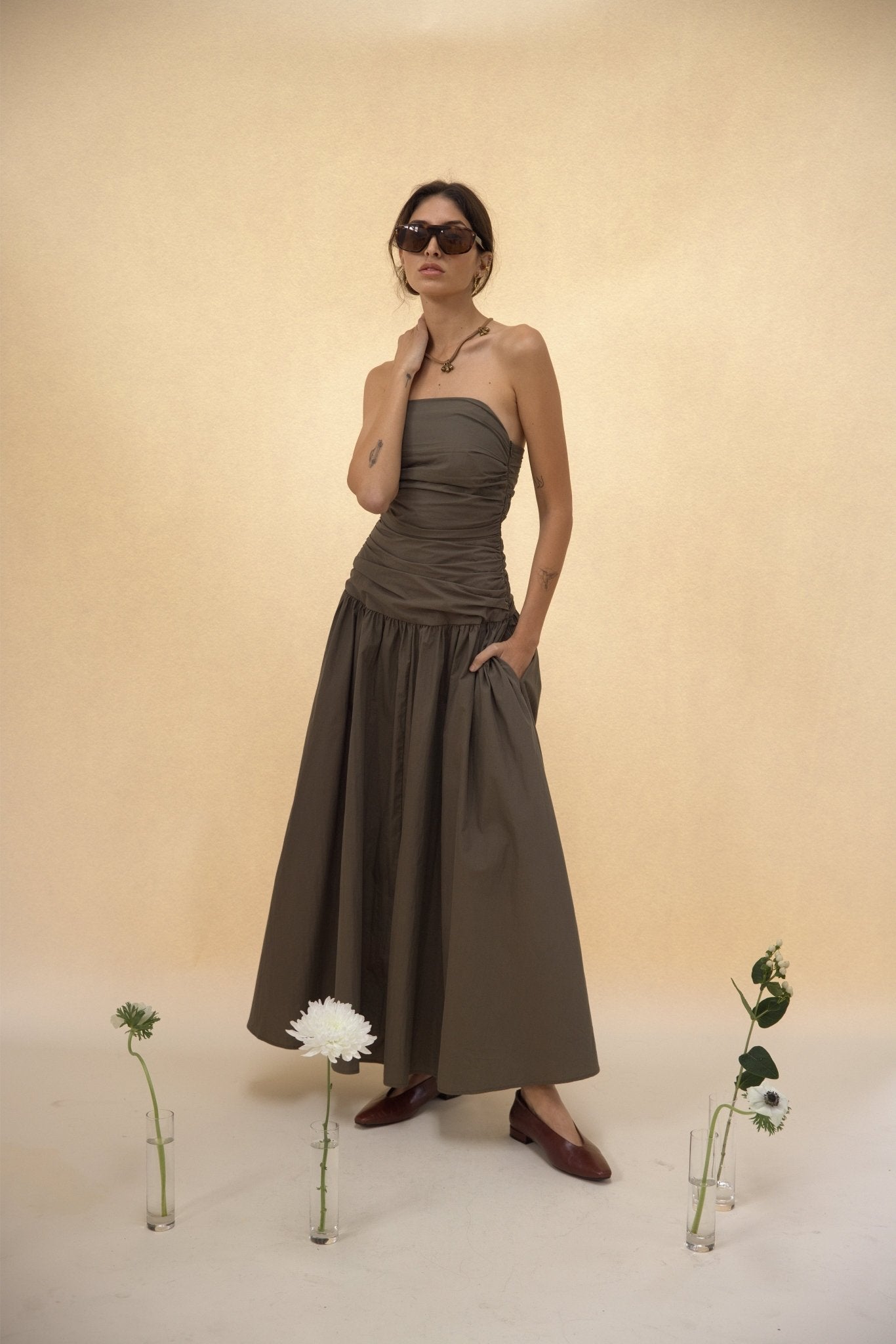 Gigi Strapless Dress - Zandra Stone