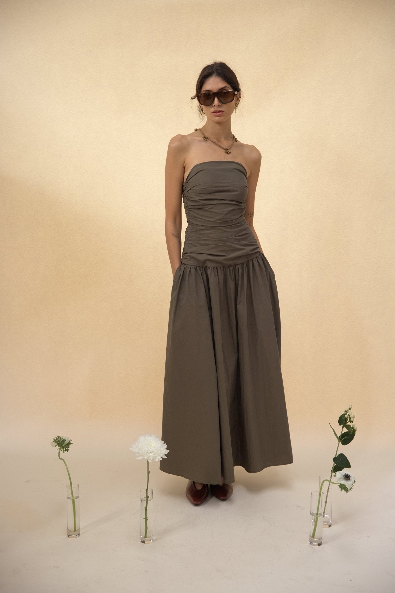 Gigi Strapless Dress - Zandra Stone