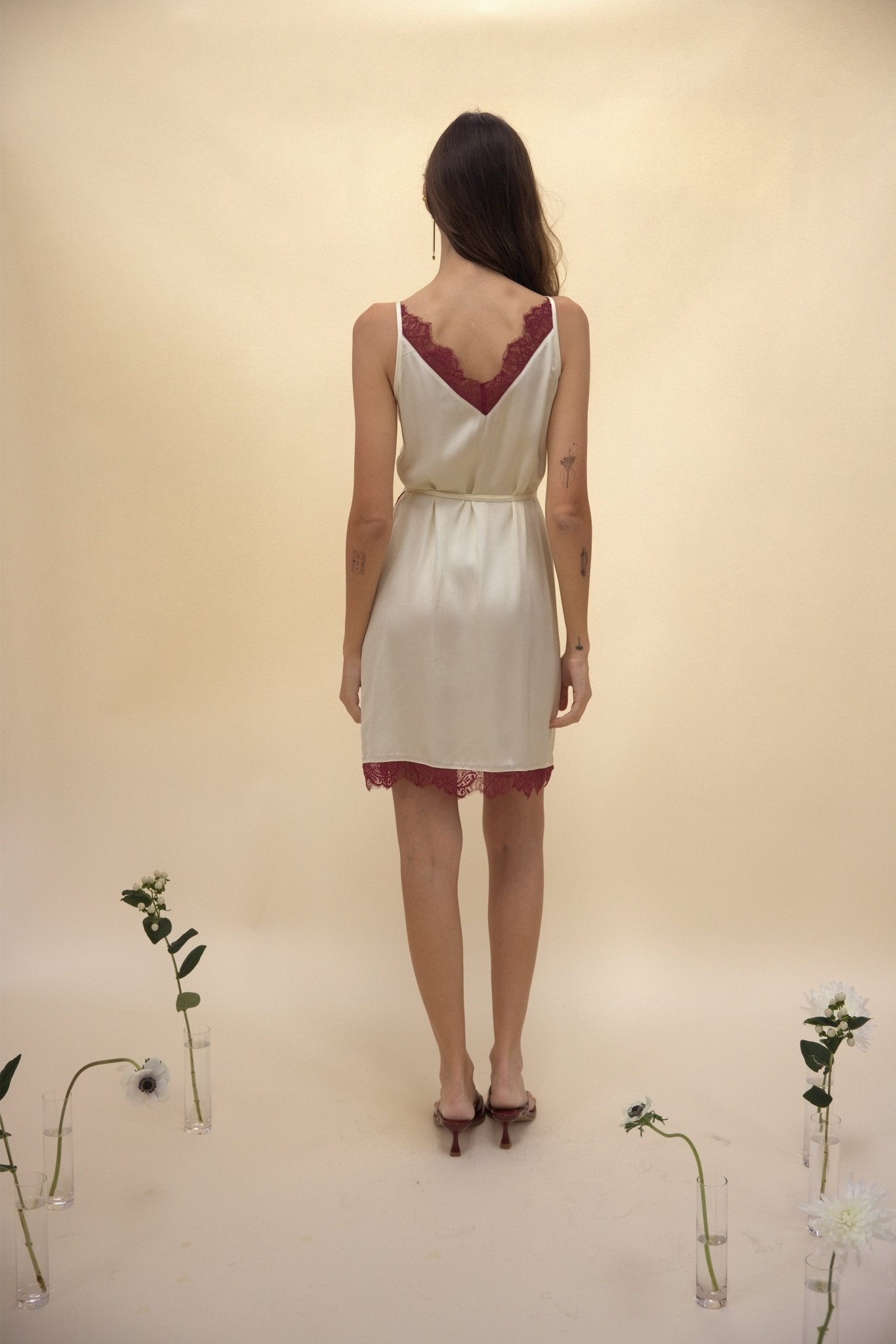 Grace Lace Wrap Dress - Zandra Stone