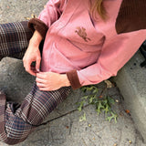 Gretel Barn Jacket – Pink/Brown - Zandra Stone