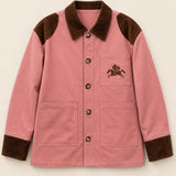 Gretel Barn Jacket – Pink/Brown - Zandra Stone