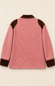 Gretel Barn Jacket – Pink/Brown - Zandra Stone