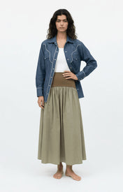 Gusta Western Long Sleeve Button Down Shirt - Zandra Stone