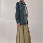 Gusta Western Long Sleeve Button Down Shirt - Zandra Stone