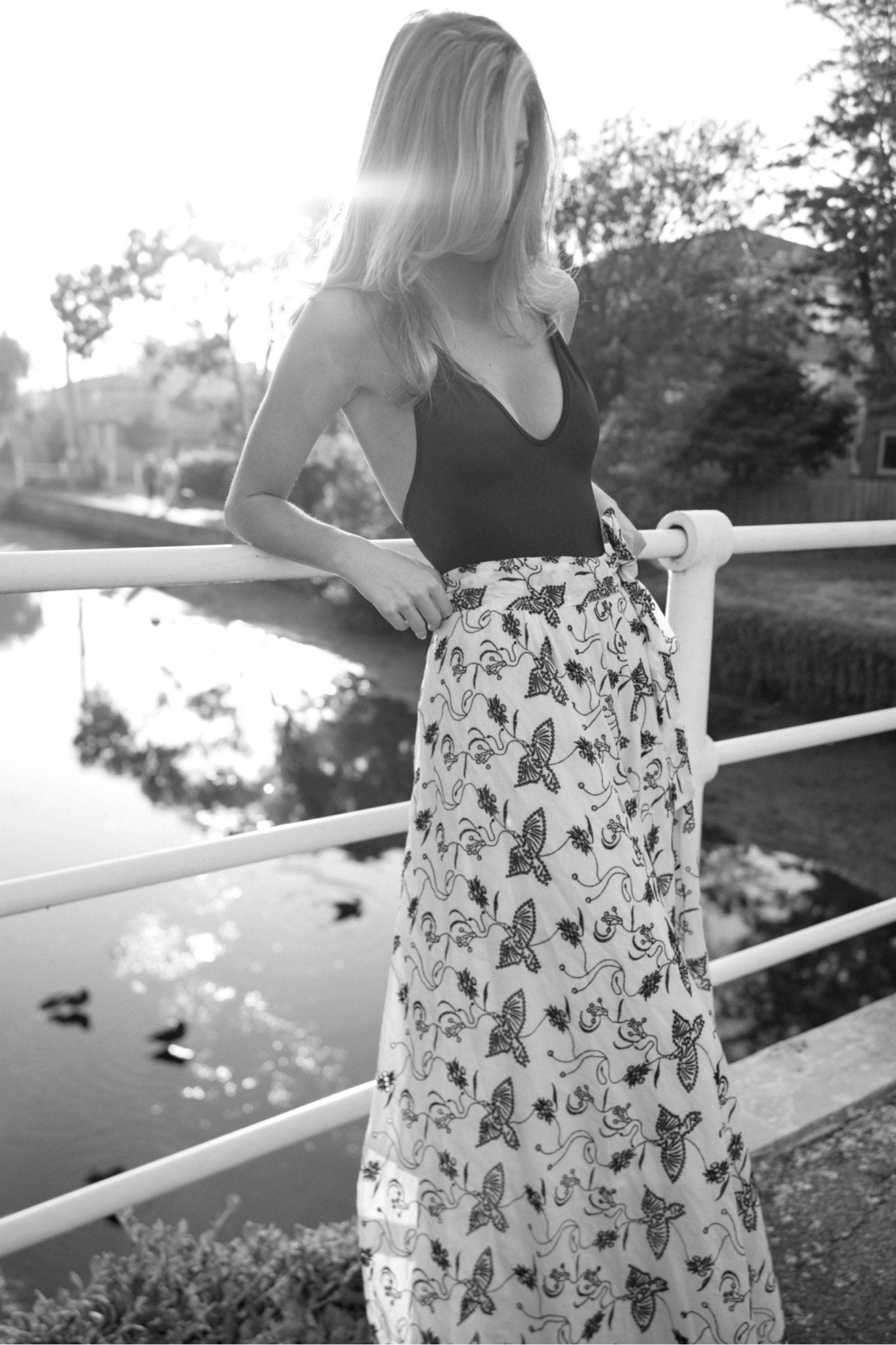 Haze Wrap Skirt - Zandra Stone