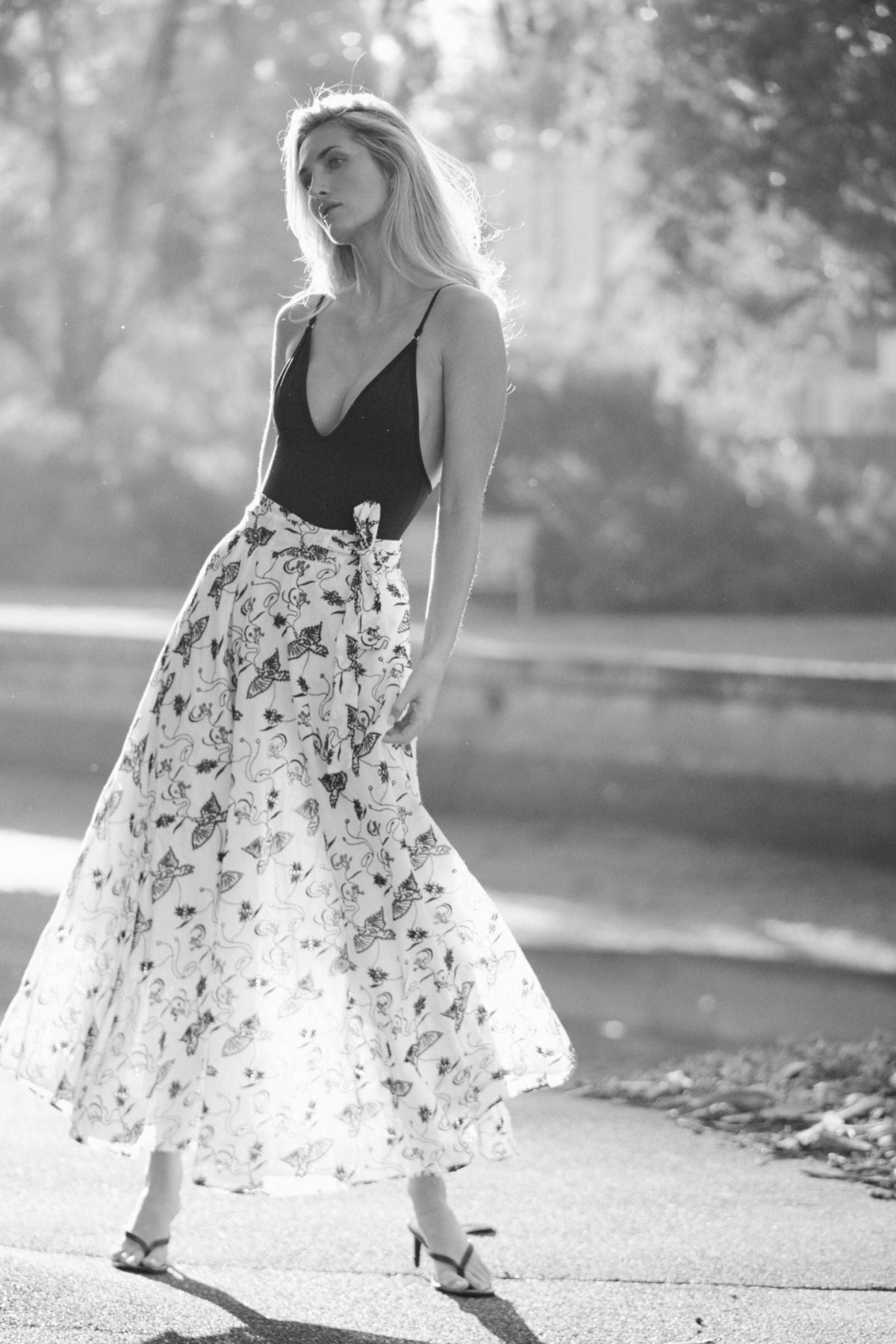 Haze Wrap Skirt - Zandra Stone