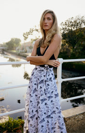 Haze Wrap Skirt - Zandra Stone