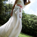 Haze Wrap Skirt - Silver - Zandra Stone
