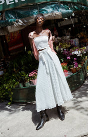 Haze Wrap Skirt - Silver - Zandra Stone