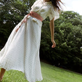 Haze Wrap Skirt - Silver - Zandra Stone