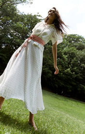 Haze Wrap Skirt - Silver - Zandra Stone
