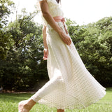 Haze Wrap Skirt - Silver - Zandra Stone
