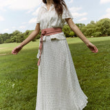 Haze Wrap Skirt - Silver - Zandra Stone