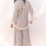Isola Fringe Shirt - Stripe - Zandra Stone