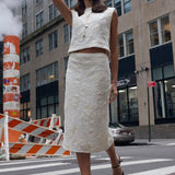 Jones Slip Skirt - Cotton Lace - Zandra Stone