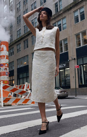 Jones Slip Skirt - Cotton Lace - Zandra Stone