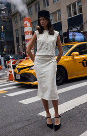 Jones Slip Skirt - Cotton Lace - Zandra Stone
