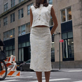 Jones Slip Skirt - Cotton Lace - Zandra Stone