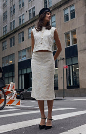 Jones Slip Skirt - Cotton Lace - Zandra Stone
