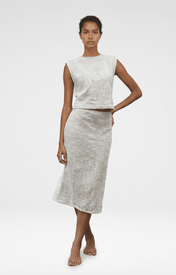 Jones Slip Skirt - Cotton Lace - Zandra Stone