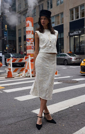 Jones Slip Skirt - Cotton Lace - Zandra Stone