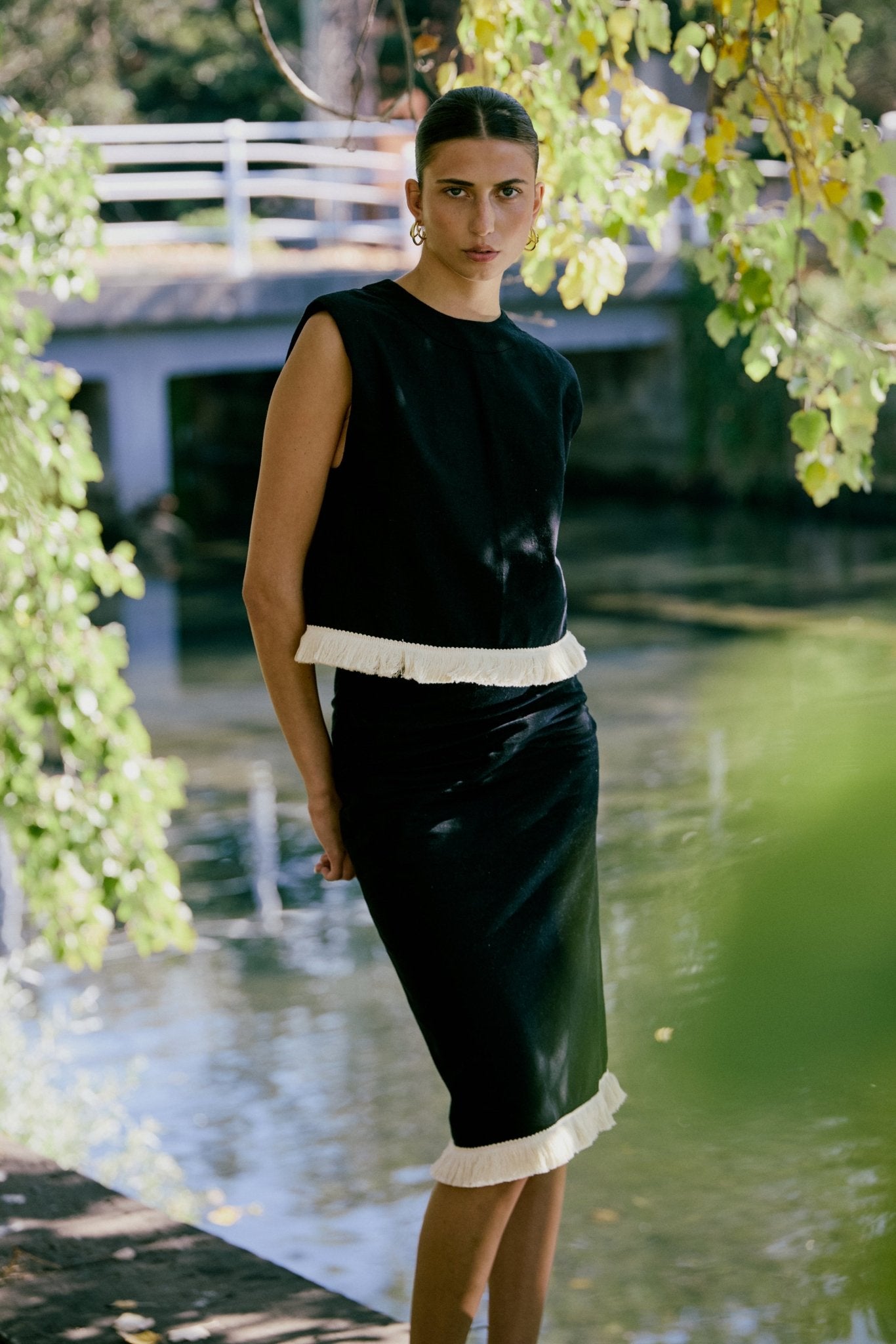 Jones Slip Skirt - Fringe - Zandra Stone