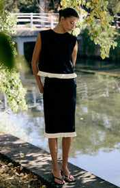 Jones Slip Skirt - Fringe - Zandra Stone