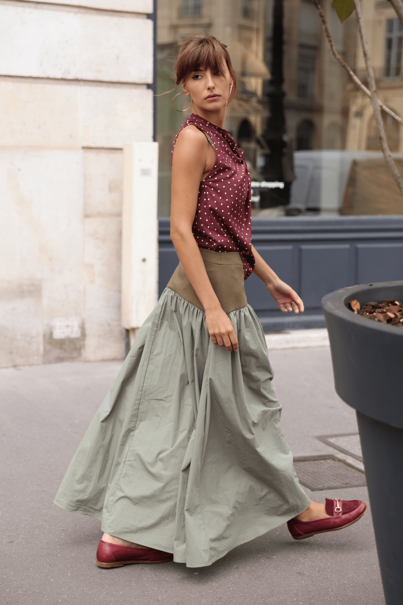 Jude Block Maxi Skirt - Zandra Stone