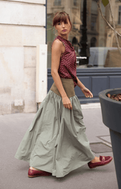 Jude Block Maxi Skirt - Zandra Stone