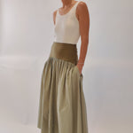Jude Block Maxi Skirt - Zandra Stone
