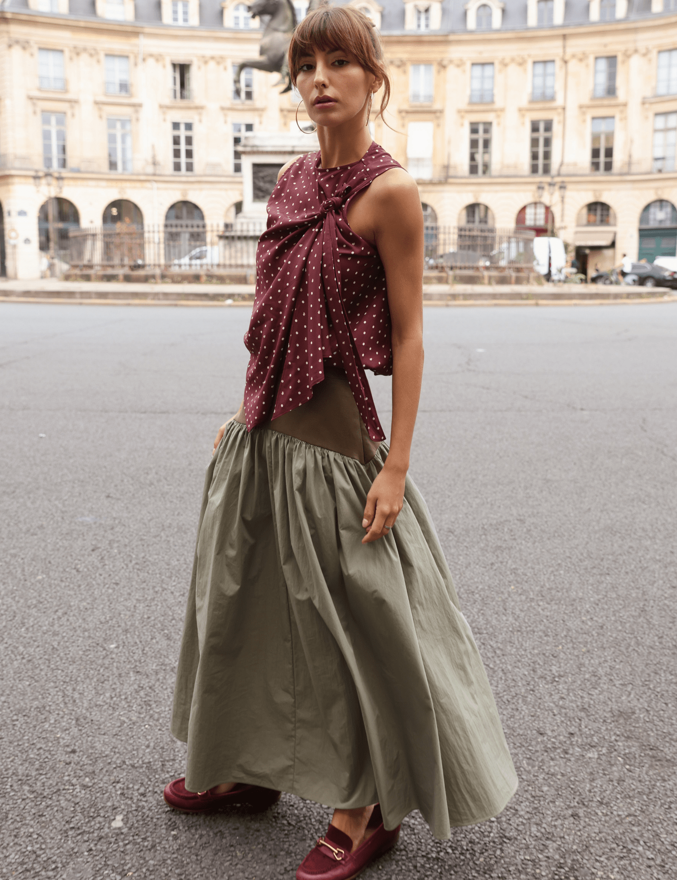 Jude Block Maxi Skirt - Zandra Stone